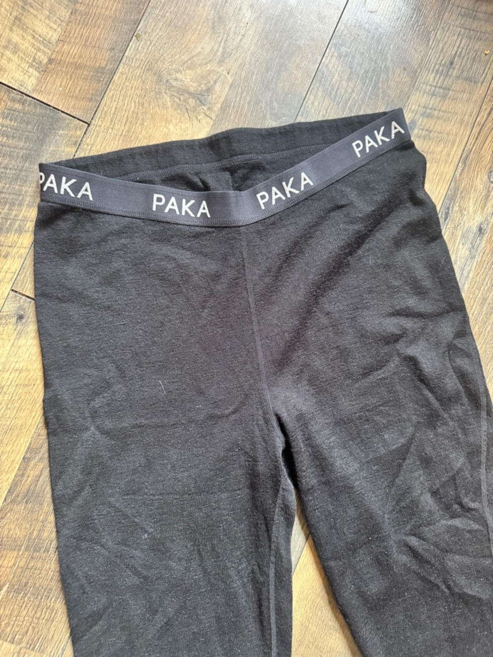 PAKA Men's Black Thermal Leggings - Picture 2 of 8